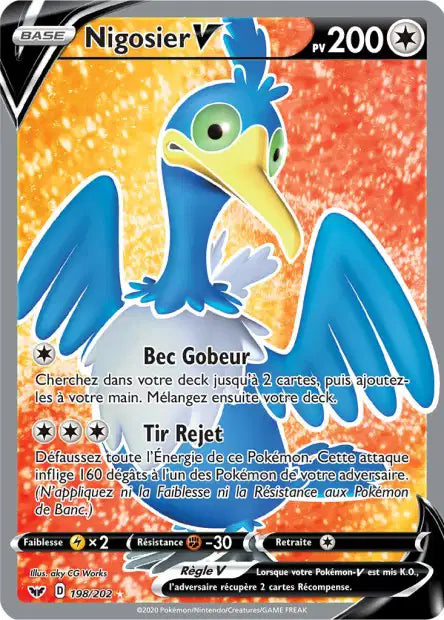 Nigosier V Full art - Epée et Bouclier - 198/202