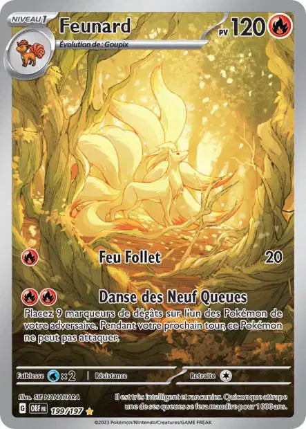 Feunard Ir -Flammes Obsidiennes - 199/197