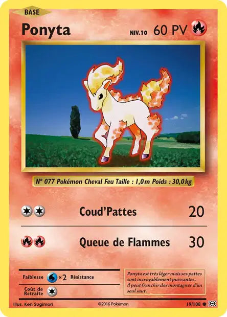Ponyta - Xy Évolution - 19/108