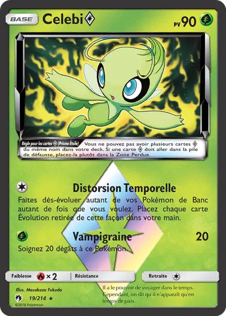 Celebi Prisme - Tonnerre Perdu - 19/214
