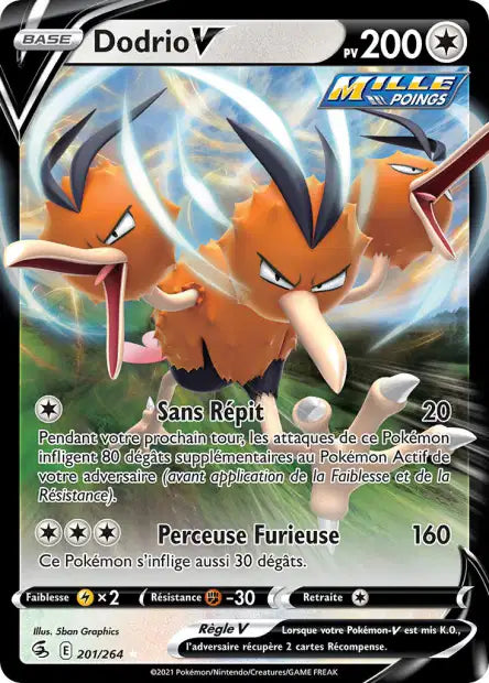 Dodrio V - Poing de fusion - 201/264