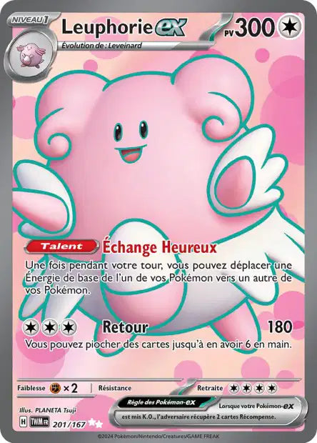 Leuphorie Ex Full art -Mascarade Crépusculaire -201/167
