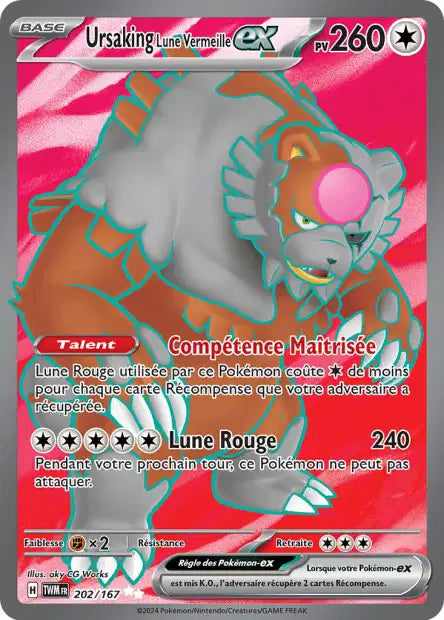 Ursaking Ex Full art -Mascarade Crépusculaire - 202/065