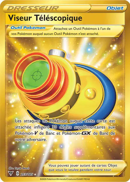 Viseur télescopique Gold - Voltage Eclatant - 203/185