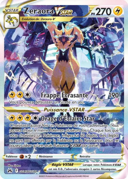 Zeraora Vstar - Zenith suprême - GG43