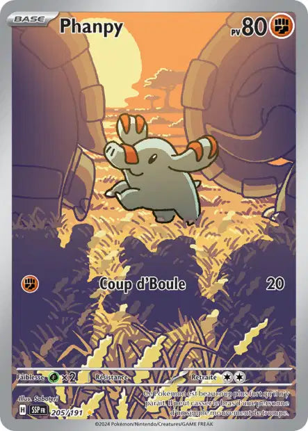 Phanpy IR - Etincelle Deferlante - 205/191