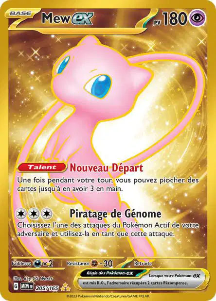 Mew Ex Gold - 151 - 205/165