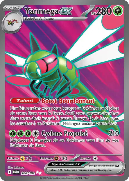 Yanmega Ex Full art - Rivalités Destinées -206/182