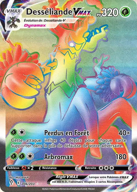 Desseliande Vmax Rainbow - Evolution Céleste - 206/203
