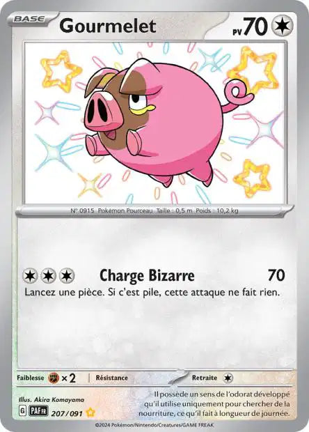 Gourmelet shiny- Destinées de Paldea - 207/091