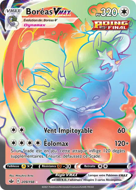 Boreas Vmax Rainbow - Règne de glace - 209/198