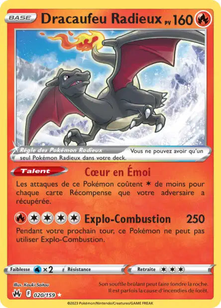 Dracaufeu radieux - Zenith Supreme - 020/159