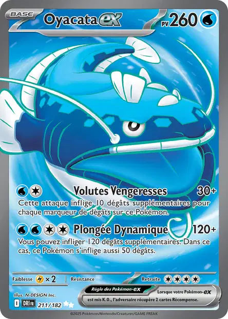 Oyacata Ex Full art - Rivalités Destinées -211/182