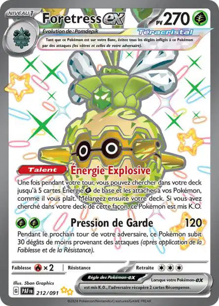 Foretress Ex Shiny- Destinées de Paldea - 212/091