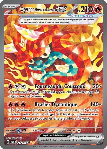 Ogerpon Masque Du Fourneau Alternative - Mascarade Crépusculaire - 215/167