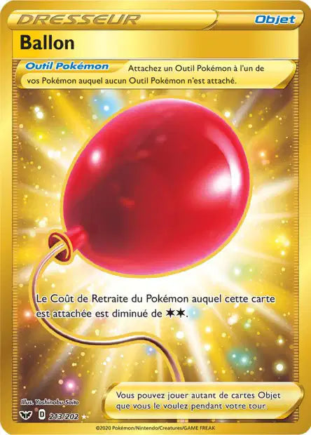 Ballon gold - Epée et Bouclier - 213/202