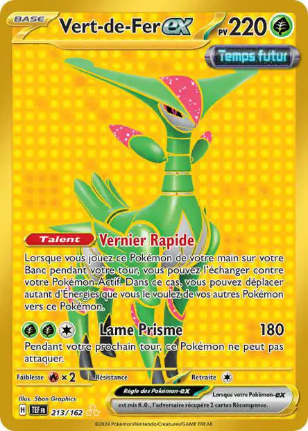 Vert-de-fer Ex Gold - Forces Temporelles - 213/162