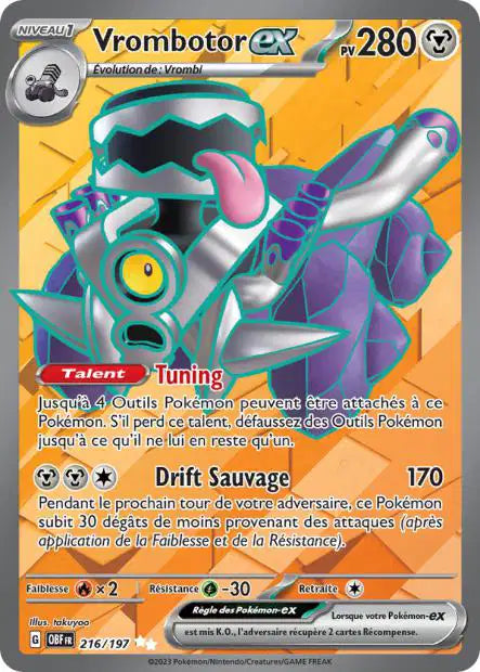 Vrombotor Full art -Flammes Obsidiennes - 216/197
