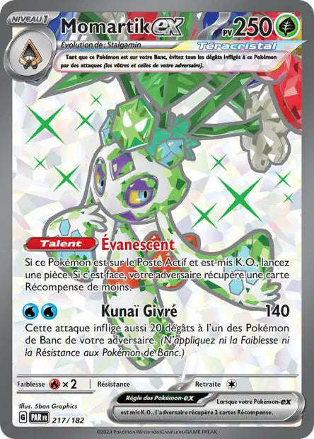 Momartik Ex Full art - Faille Paradoxe - 217/182