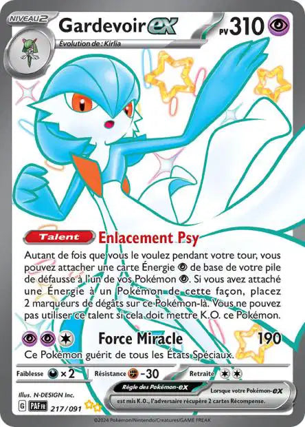 Gardevoir Ex Shiny- Destinées de Paldea - 217/091