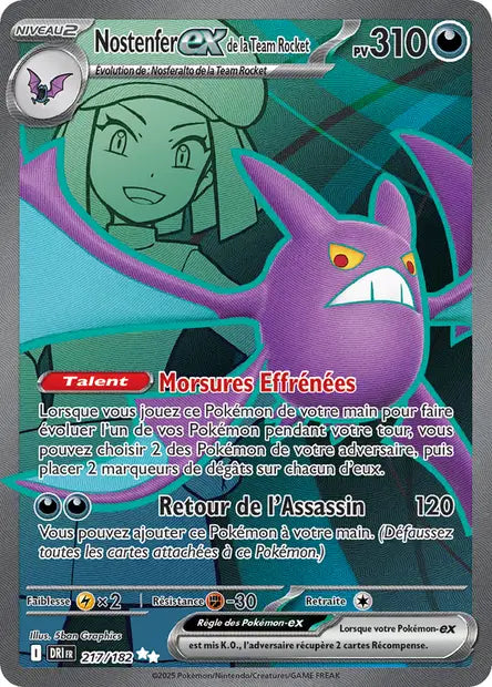 Nostenfer Ex Full art - Rivalités Destinées -217/182