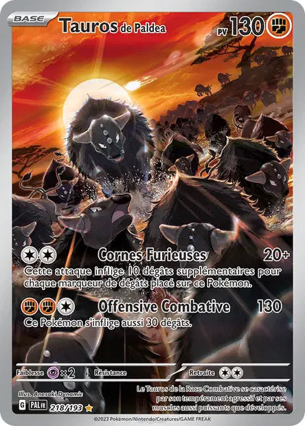 Tauros IR - Evolution à Paldea - 218/193