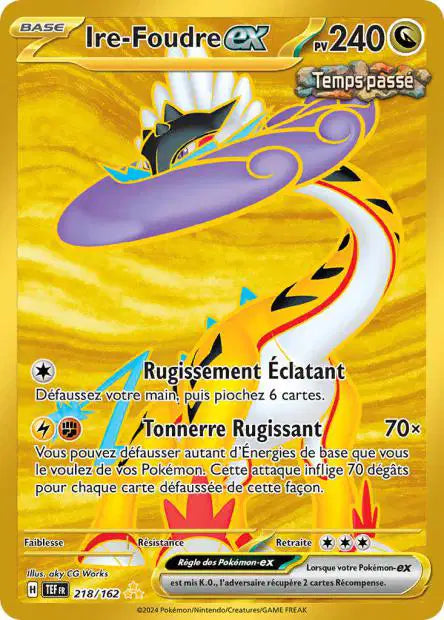 Ire-Foudre Ex Gold - Forces Temporelles - 218/162
