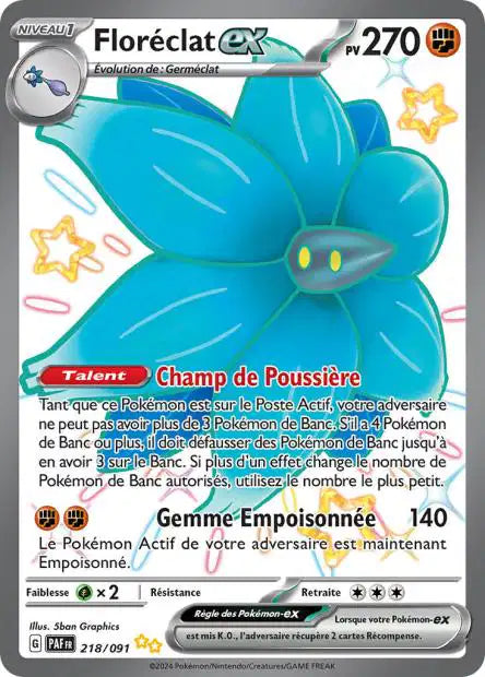 Floréclat Ex Shiny- Destinées de Paldea - 218/091
