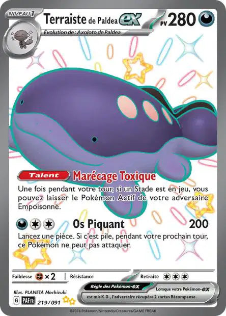 Terraiste Ex Shiny- Destinées de Paldea - 219/091