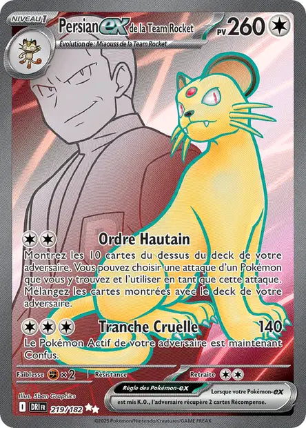 Persian Ex Full art - Rivalités Destinées -219/182