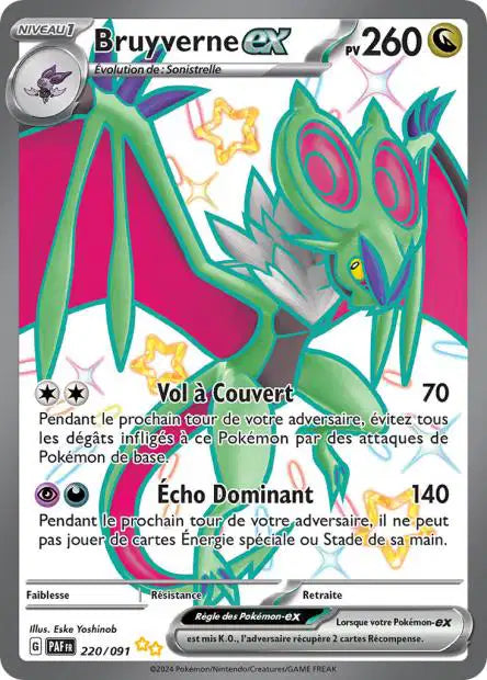 Bruyverne Ex Shiny- Destinées de Paldea - 220/091