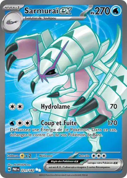 Sarmurai Ex Full art - Faille Paradoxe - 221/182
