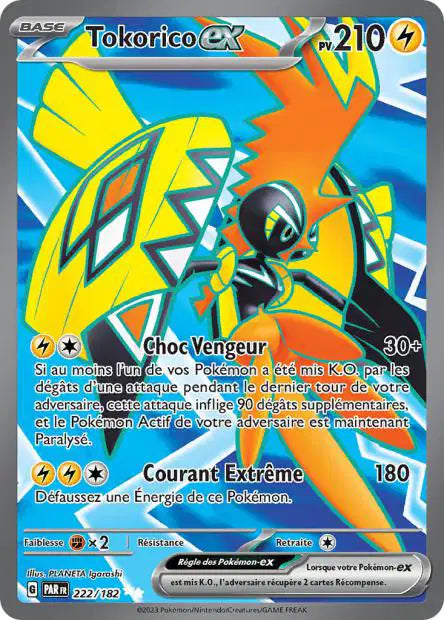 Tokorico Ex Full art - Faille Paradoxe - 222/182