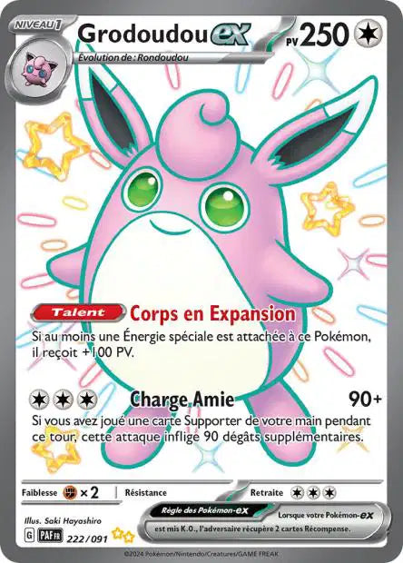 Grodoudou Ex Shiny- Destinées de Paldea - 222/091
