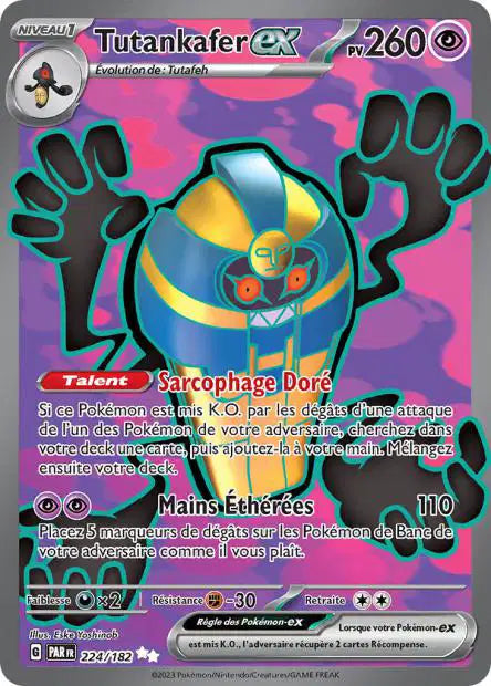 Tutankafer Ex Full art - Faille Paradoxe - 224/182