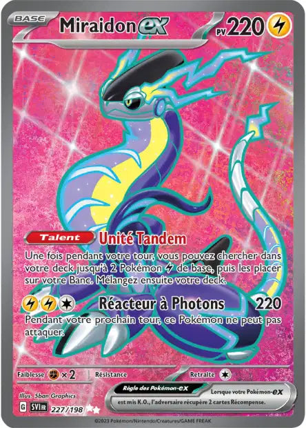 Miraidon Ex Full art - Écarlate et violet - 227/198