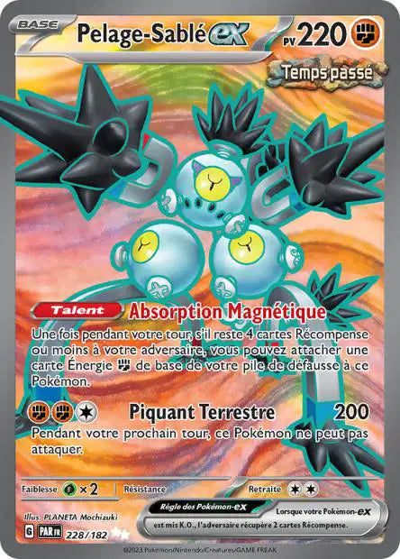 Pelage Sablé Ex Full art - Faille Paradoxe - 228/182