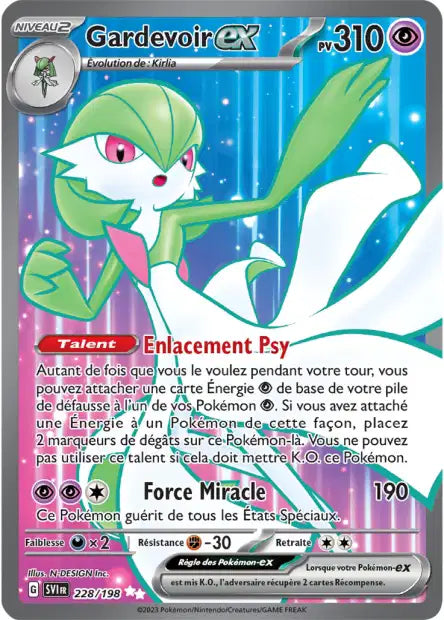 Gardevoir Ex Full art - Écarlate et violet - 228/198