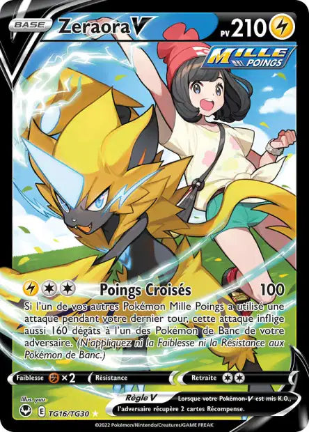 Zeraora V - Tempête argentée   - TG16/TG30