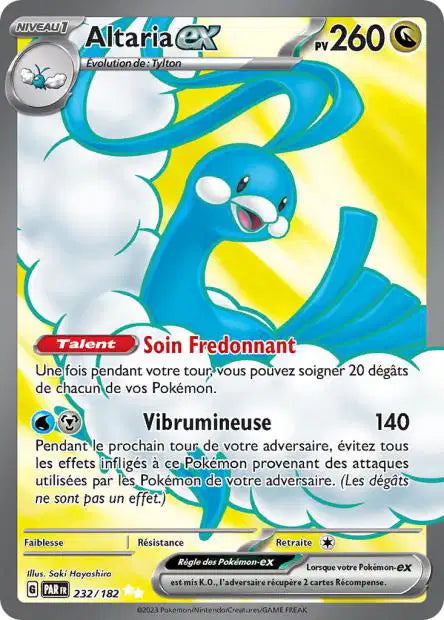Altaria Ex Full art - Faille Paradoxe - 232/182