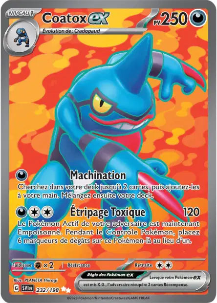 Coatox Ex Full art - Écarlate et violet - 232/198