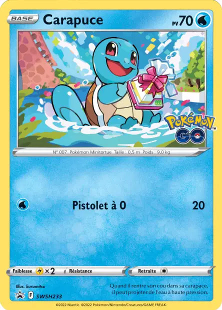 Carapuce Holo - Promo - SWSWH233
