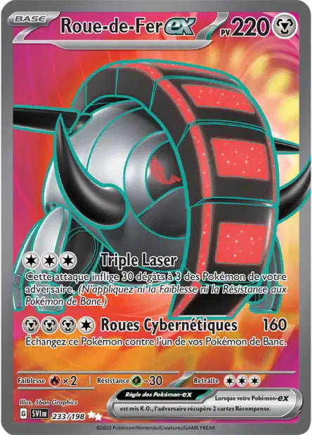 Roue de Fer Ex Full art - Écarlate et violet - 233/198