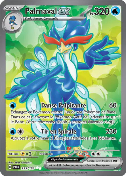 Palmaval Ex Full art - Evolution à Paldea - 235/193