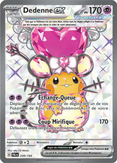 Dedenne Ex Full art - Evolution à Paldea - 239/193