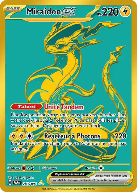 Miraidon Ex Gold - Destinées de Paldea - 243/091
