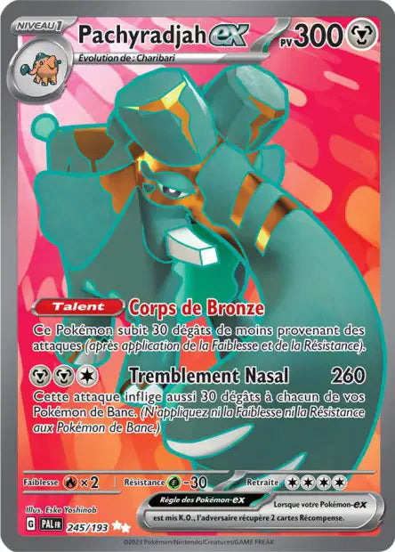 Pachyradjah Ex Full art - Evolution à Paldea - 245/193