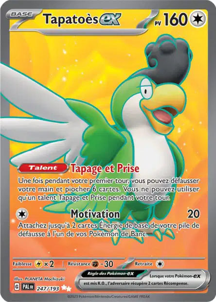 Tapatoes Ex Full art - Evolution à Paldea - 247/193
