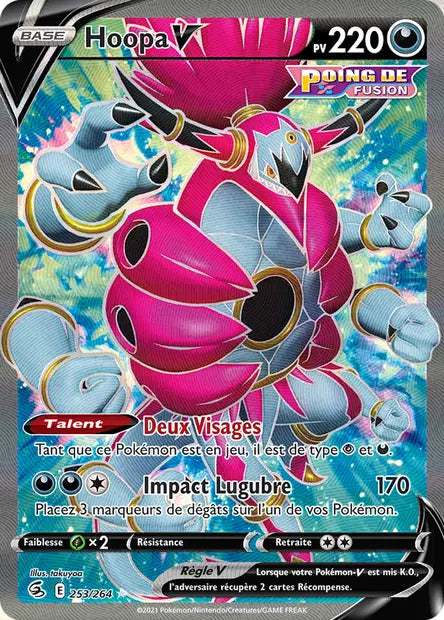 Hoopa Full art - Poing de fusion - 253/264