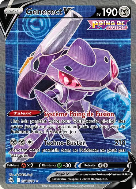 Genesect Full art - Poing de fusion - 254/264